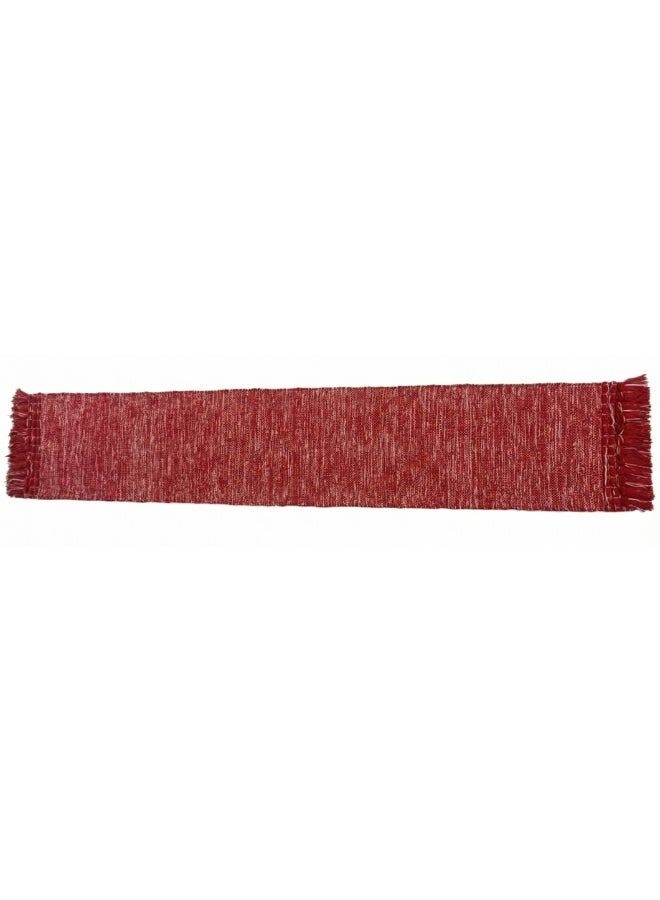 Mainstays طقم مفارش طاولة أنيق من 13 قطعة باللون الأحمر 33 × 48 سم، 100% قطن - Image 3